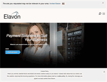 Tablet Screenshot of elavon.ie